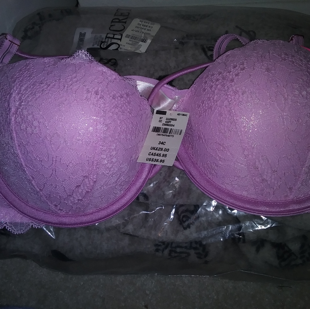 PINK Victoria's Secret Date Push Up Bra